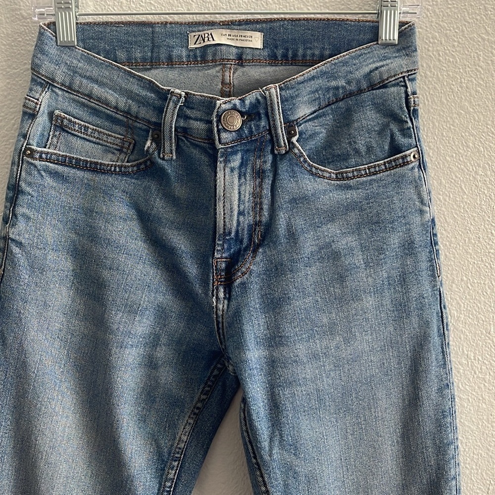 ZARA High Rise Skinny Fit Jeans Size 29 - Picture 2 of 7